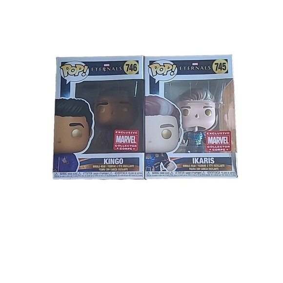Funko Marvel Eternals Collector Corps Mystery Box, Fukos & Decal Only - No Shirt - Picture 1 of 5